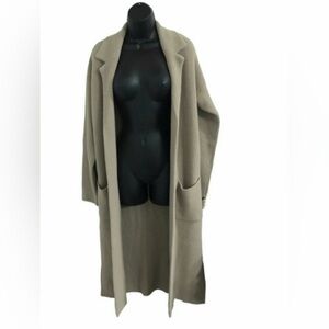 Jessica Simpson super soft & cozy light green sage long cardigan‎ duster size M